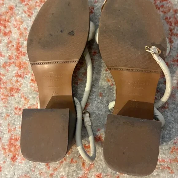 Sezane Isadora Sandals Écru. - Size 39 - Picture 4 of 9